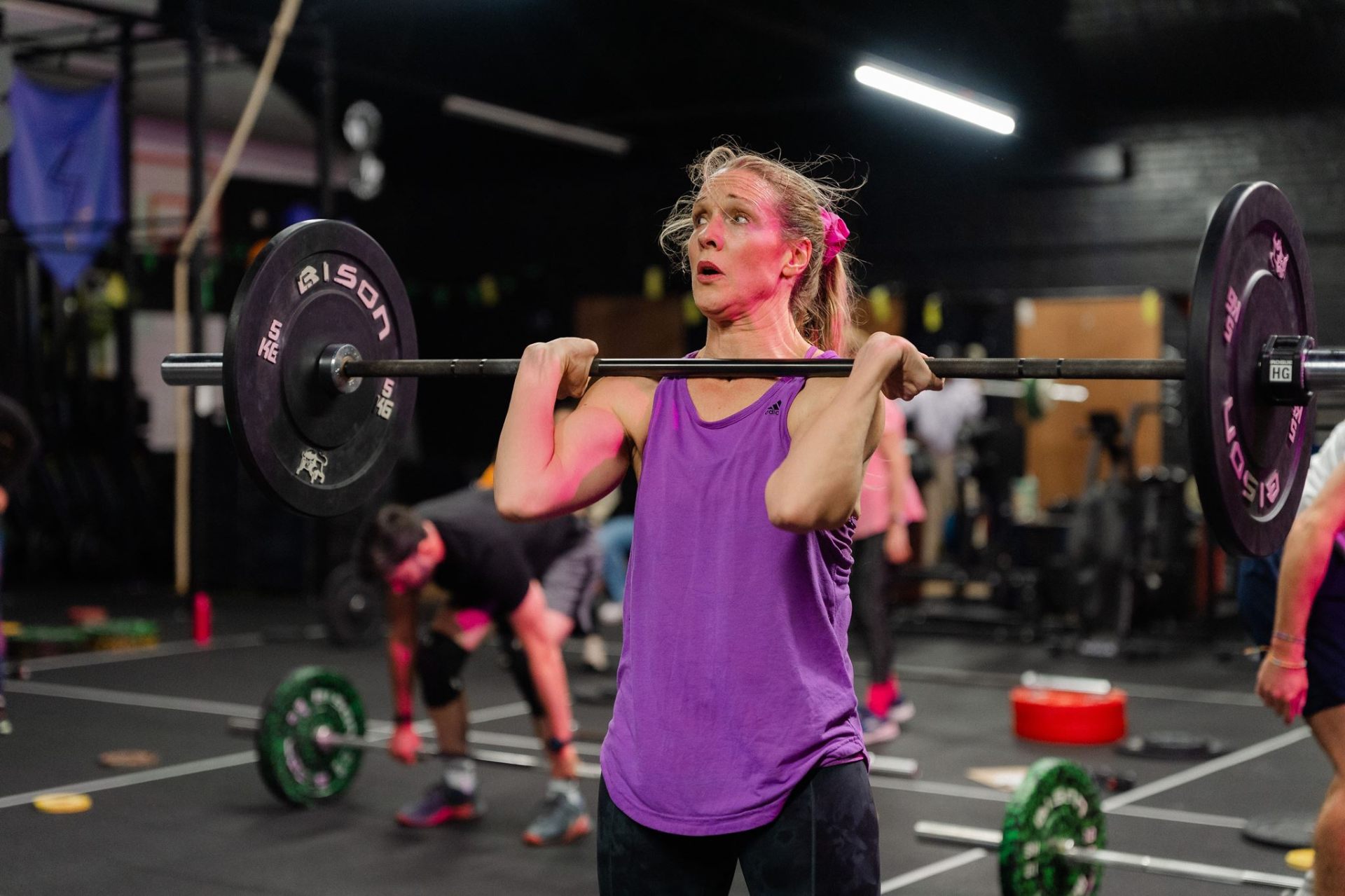 Front rack barbell — StrongHER